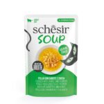 Chicken with pumpkin soup