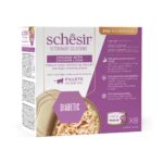 Schesir Veterinary Solution Diabetic Fillets Chicken with Chicken Liver 8x80g