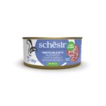 Tuna with whitebaits in cooking water